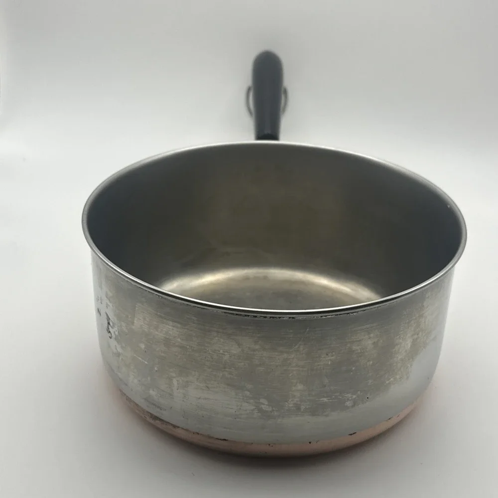 Vintage Revere Ware 2 Qt.-88 Saucepan Copper Clad Clinton ILL USA No Lid PR203
